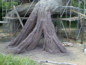 Výroba kořenů stromu